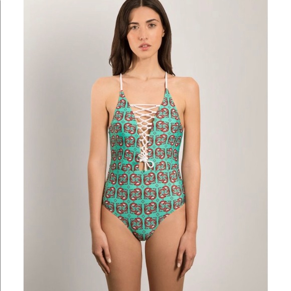 Repainted VICHY One Piece Swim - Picture 2 of 16